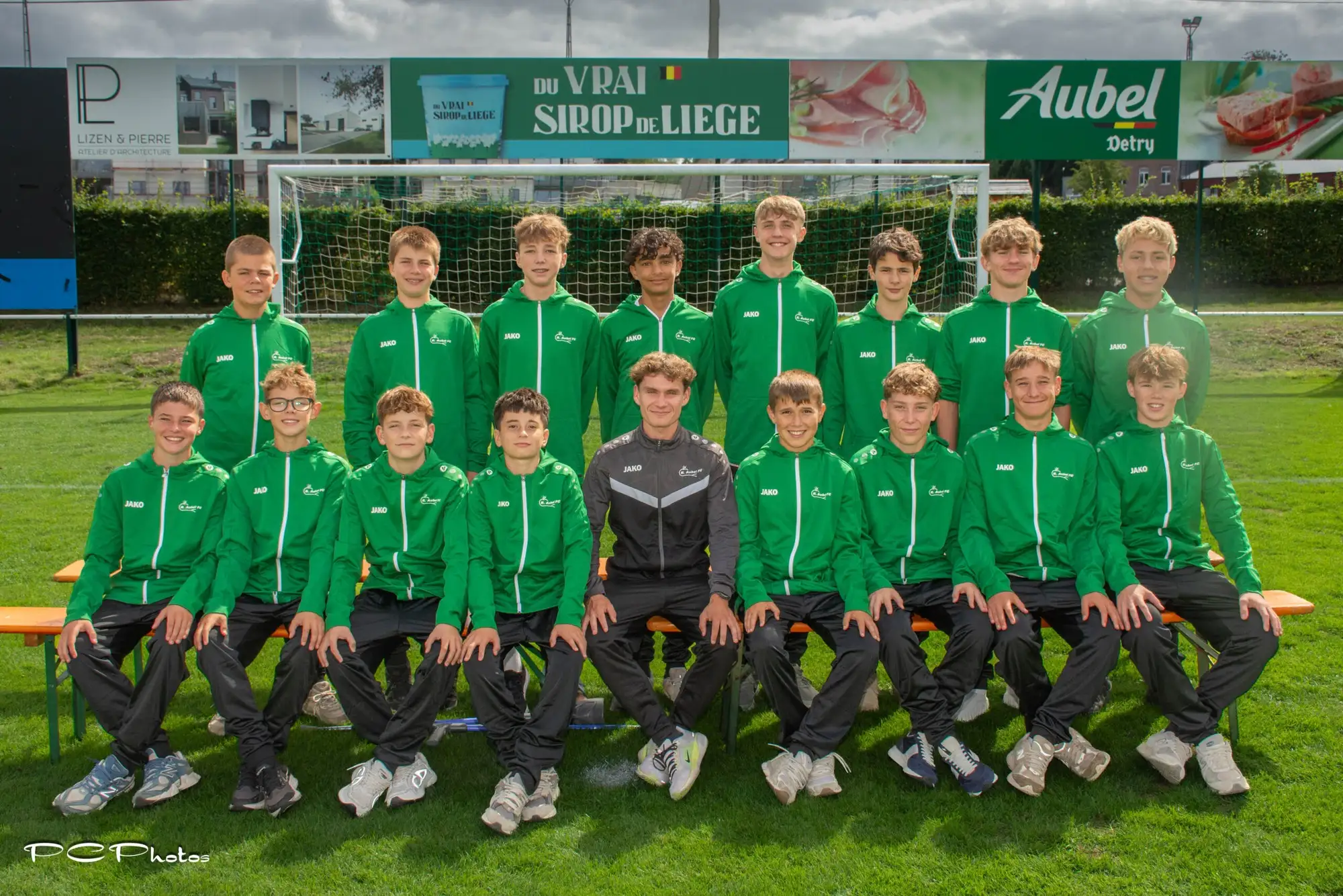 Photo de l'équipe U15 (R. Aubel F.C.), saison 2026-2027